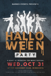 Free Online Halloween Flyer Maker Postermywall