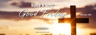 Vintage Happy Holy Good Friday Wishes Facebook Cover Photo template