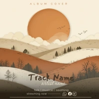 Vintage Indie Folk/acoustic Album Cover template