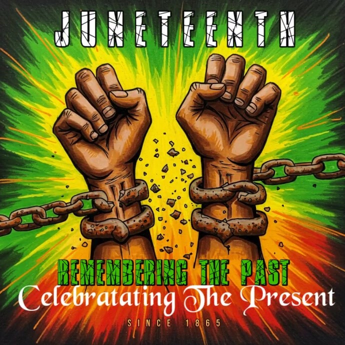 Vintage Juneteenth Celebration  Instagram Post Wpis na Instagrama template
