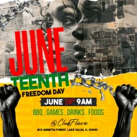 Vintage Juneteenth Instagram Post template