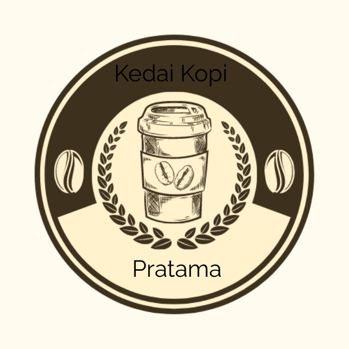 Vintage Logo Kedai Kopi Simpel Template | PosterMyWall
