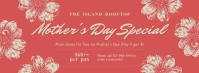 Vintage Mother's Day Restaurant Promo Banner Facebook-Cover template