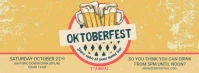Vintage Oktoberfest Bar Event Facebook Cover Template