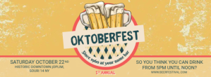 Vintage Oktoberfest Bar Event Facebook Cover Template