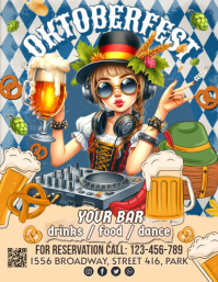 Vintage Oktoberfest Flyer (us Letter) template
