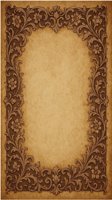 Vintage Ornamental Scroll Background Template | PosterMyWall