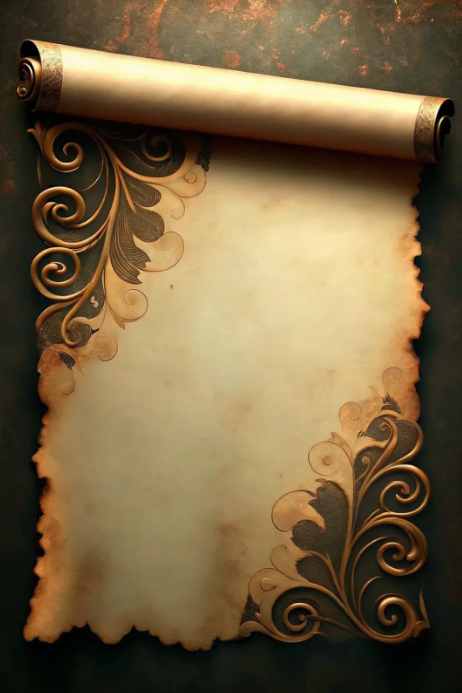 Vintage ornate scroll template | PosterMyWall