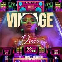 Vintage Party Event Ad Design Template Сообщение Instagram