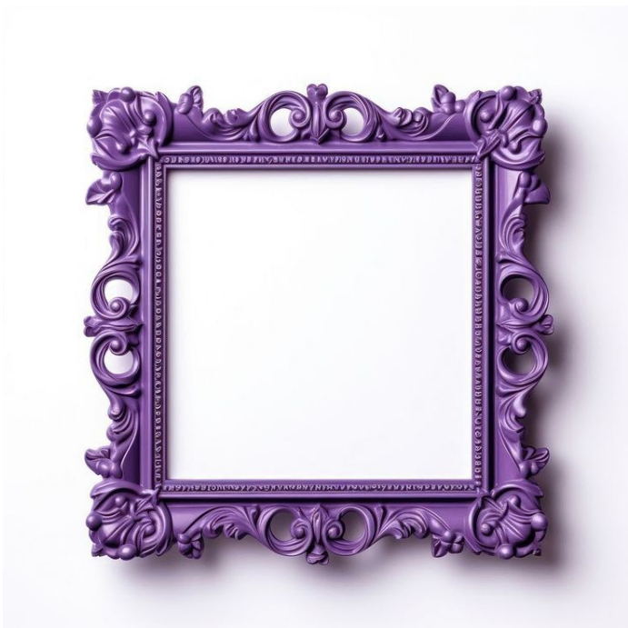 Modèle Vintage Purple Picture Frame | PosterMyWall