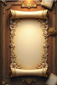 Vintage Scroll Design Posters Template | PosterMyWall
