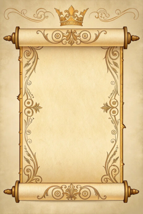 Vintage Scroll Design Posters Template | PosterMyWall