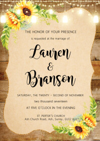 1 550 Sunflower Baby Shower Customizable Design Templates Postermywall