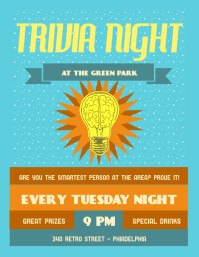 Image 1 for Free Trivia Night Flyer Template