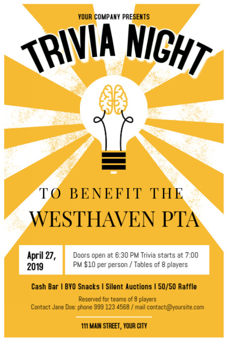 3.07K+ Free Trivia Templates | PosterMyWall