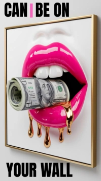 Vintage White Background Beautiful Art Digita Digital Display (9:16) template