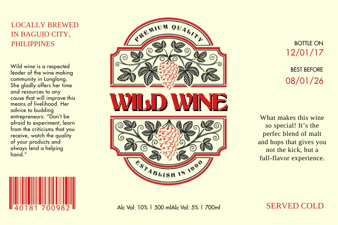 copy of vintage wine label postermywall