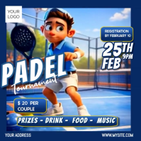 Viola Padel Tournament Post Instagram Video template