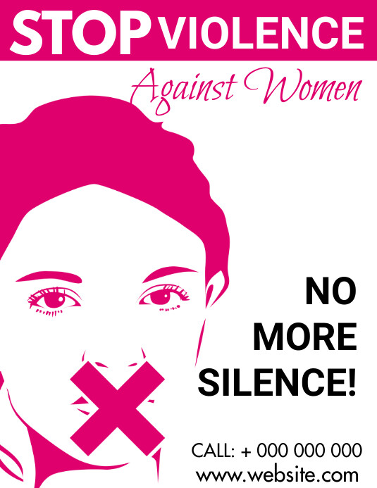 Vawc Vector Violence Against Women Template | PosterMyWall