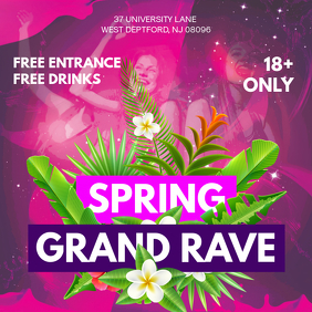 Spring Fashion Week Invitation Template | PosterMyWall