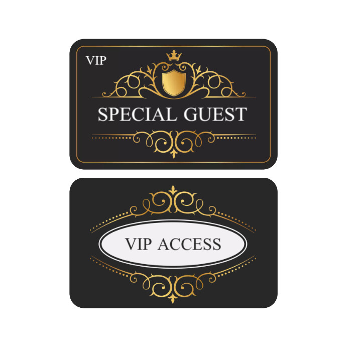 Copy of VIP Access Card Layout | PosterMyWall