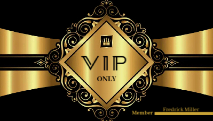 VIP Business Card Template PosterMyWall VIP Business Card Template PosterMyWall