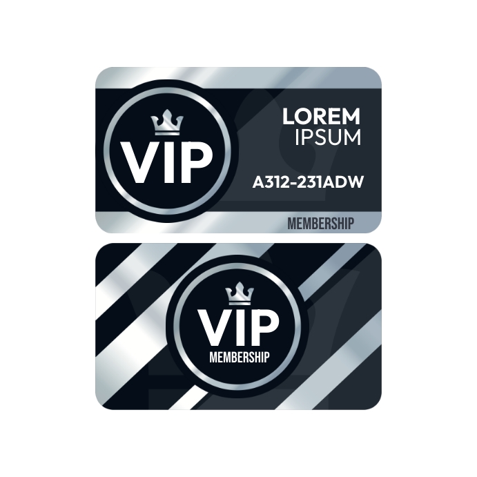 Copy of VIP Card Membership Design Layout | PosterMyWall