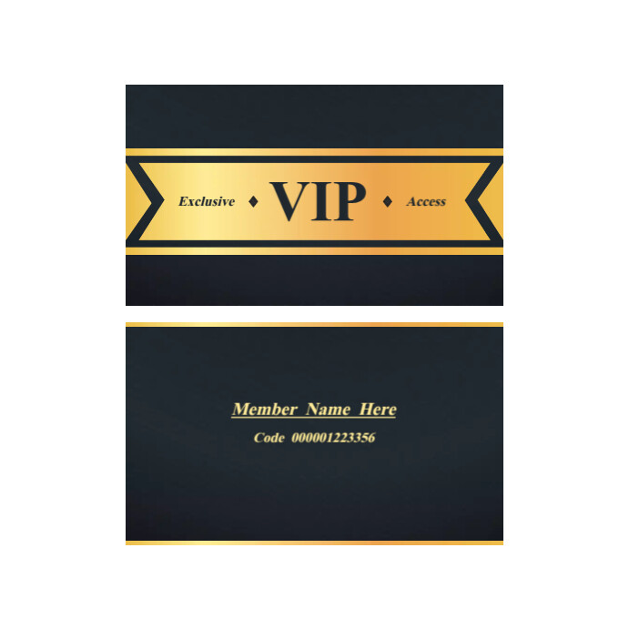 Plantilla de VIP Card Membership | PosterMyWall