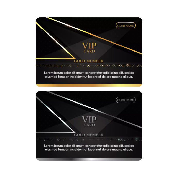 Vip Card Brochure Plantilla de VIP Card Membership Layout Flyer | PosterMyWall