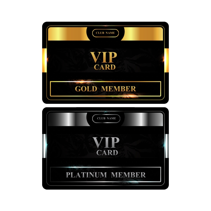 Ad Vip VIP Card Membership Template Ads | PosterMyWall