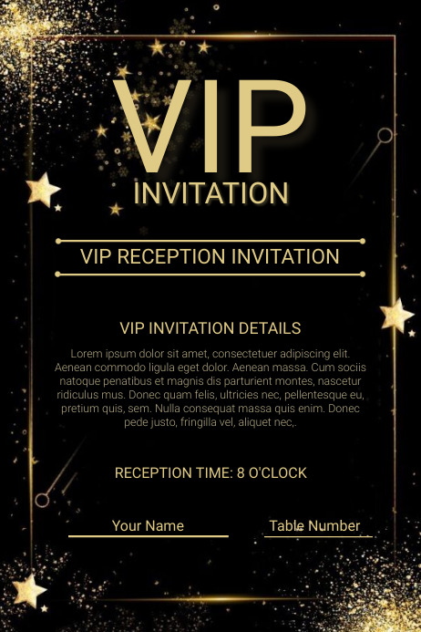 VIP cards flyer Template | PosterMyWall