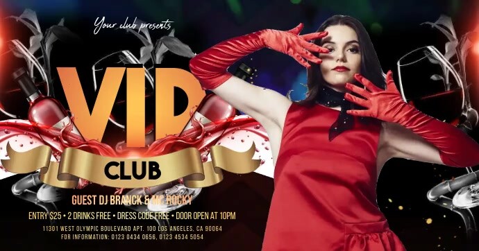 vip club party Template | PosterMyWall