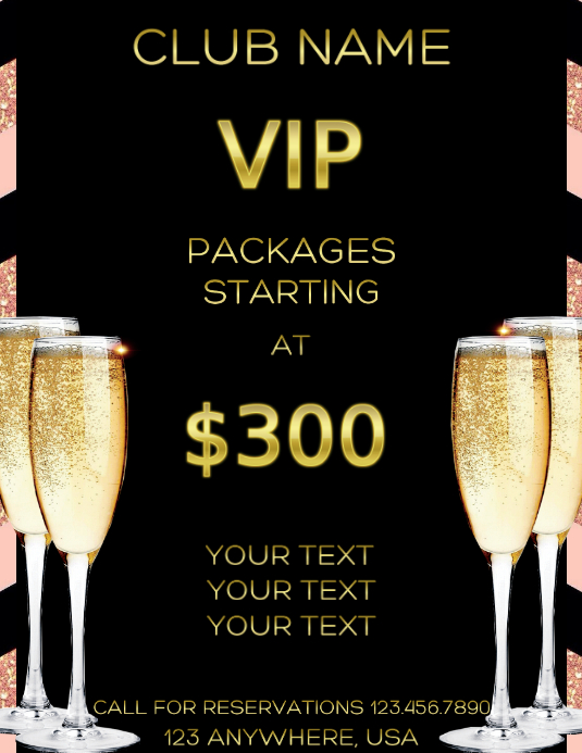 VIP Template | PosterMyWall