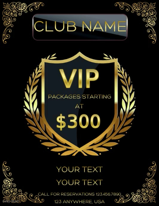 VIP Template | PosterMyWall