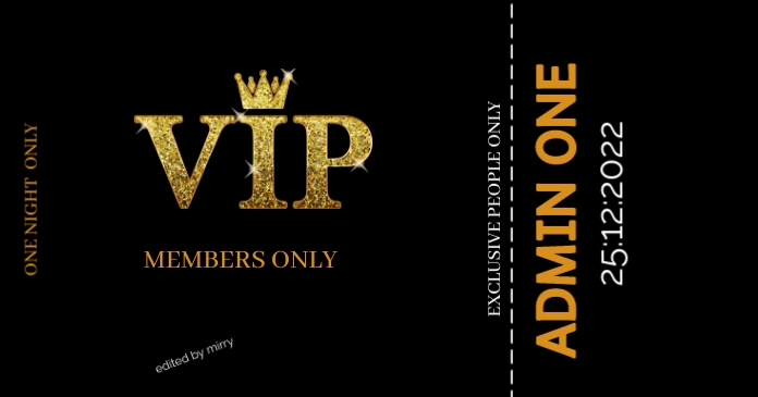 VIP Template | PosterMyWall