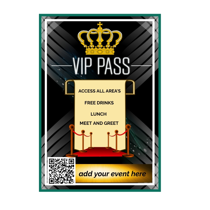 VIP Event Package Template | PosterMyWall