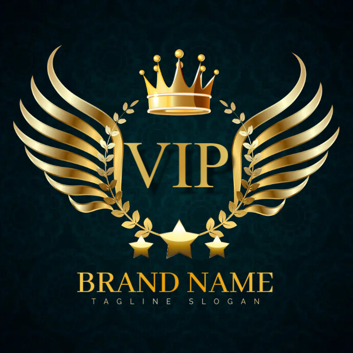 VIP Gold Logo Template | PosterMyWall