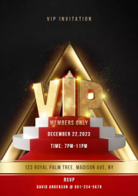 VIP Invitation Card Template | PosterMyWall