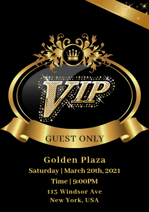 Copy of VIP Invitation | PosterMyWall