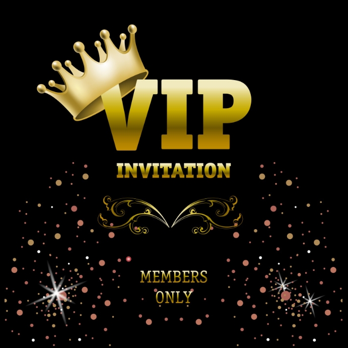 VIP invitations card design template | PosterMyWall