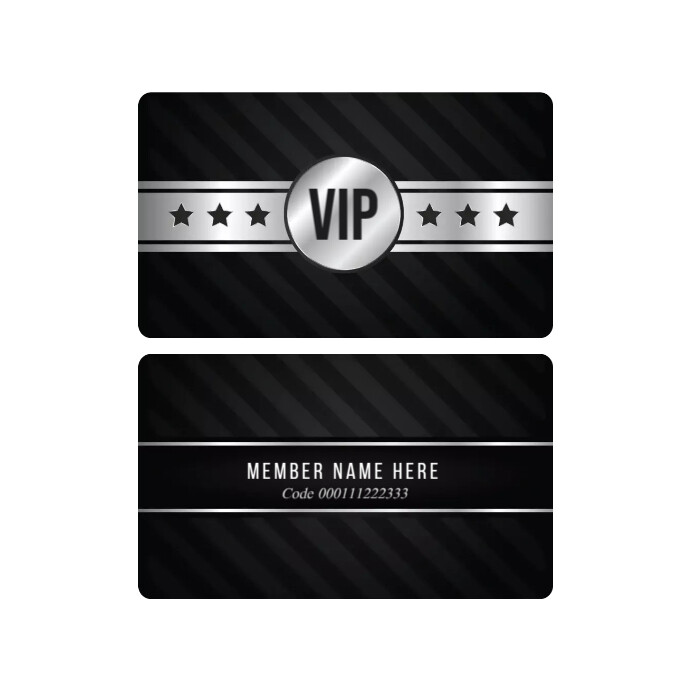 Vip Members Template Plantilla de VIP Membership Card Design | PosterMyWall