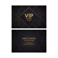 Vip Members Template VIP Card Membership Design Layout Template | PosterMyWall