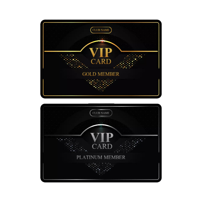 Plantilla de VIP Membership Card Template | PosterMyWall