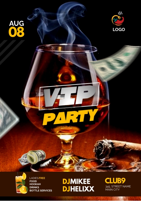 vip party Template | PosterMyWall
