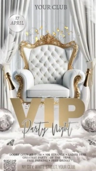 Vip Party Display template