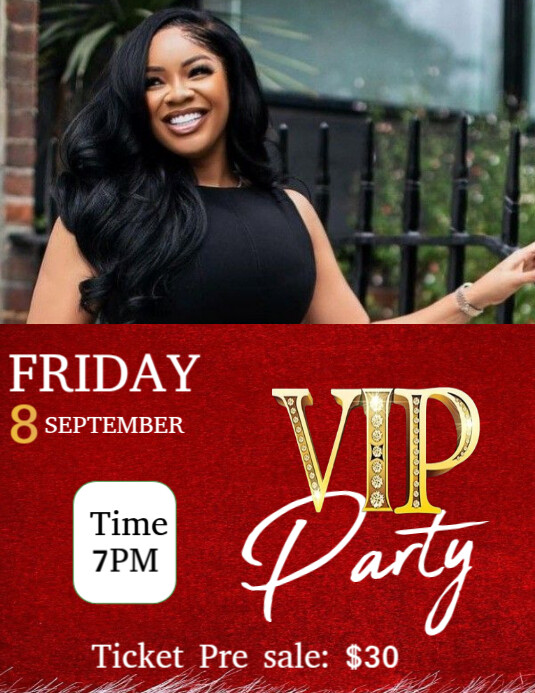 Copy of VIP party flyer design template | PosterMyWall