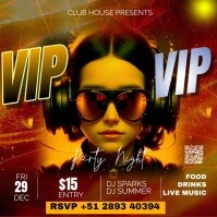 VIP Night club party flyer template | PosterMyWall