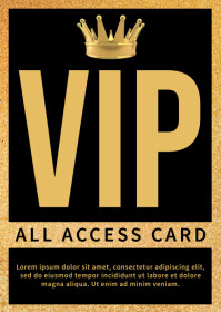 vip pass Template | PosterMyWall