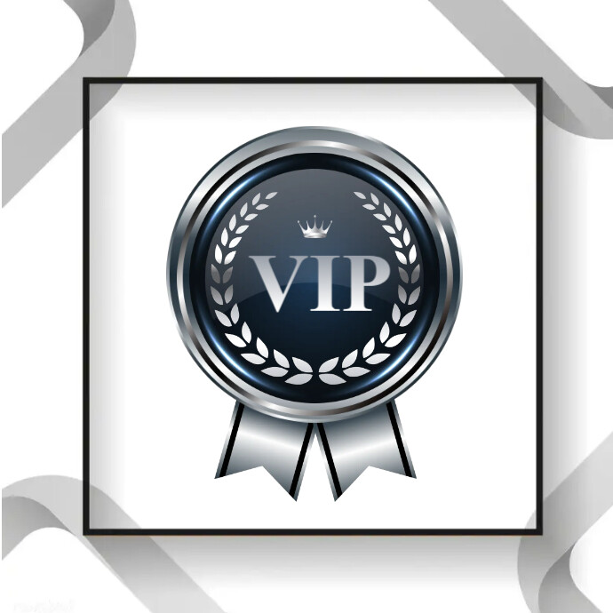VIP Ribbon Design Template | PosterMyWall
