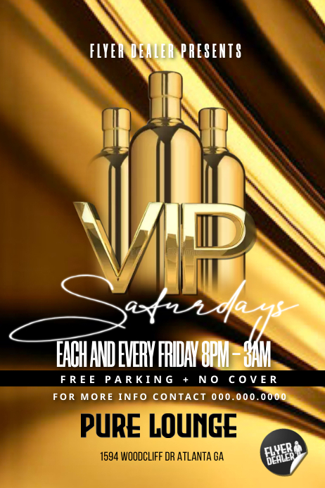 Howdens Vip Day Poster VIP SATURDAY Template | PosterMyWall